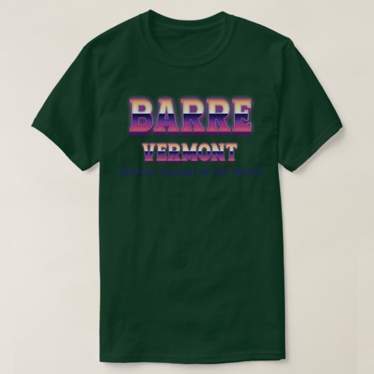 バーレバーモント Tシャツ (デザイン正面)
