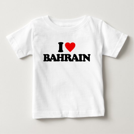バーレーンが大好き ベビーTシャツ (正面)