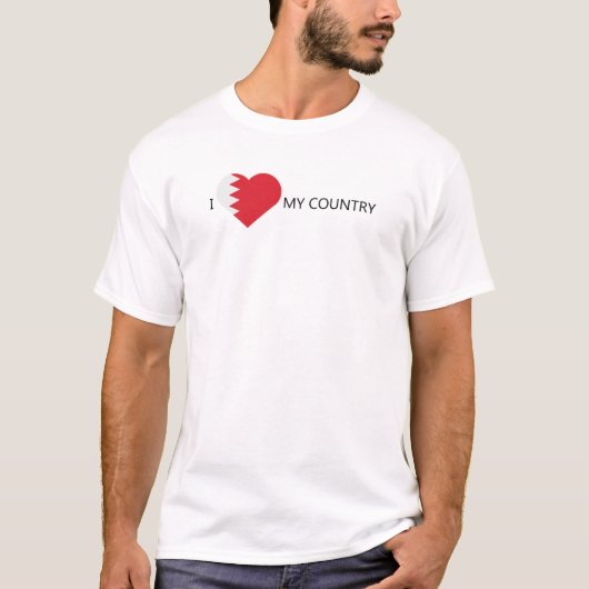 バーレーンが大好き Tシャツ (正面)