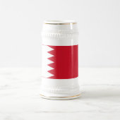 バーレーンの愛国的な旗 ビールジョッキ (中央)