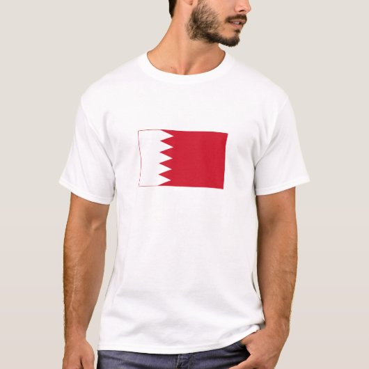バーレーンの愛国的な旗 Tシャツ (正面)
