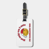 バーレーンの旗のデザイン ラゲッジタグ (正面縦)