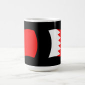 バーレーンの旗マグカップ コーヒーマグカップ (中央)