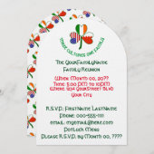 バーレーンアイリッシュUSAシャムロックファミリー懇親会 招待状 (正面/裏面)