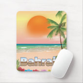バーレーンビーチ旅行ポスター マウスパッド (マウス)