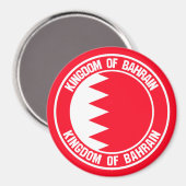 バーレーンラウンドエンブレム マグネット (正面/裏面)