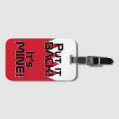 バーレーン国おもしろい旗 ラゲッジタグ (正面横)