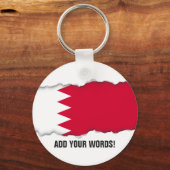 バーレーン国旗 キーホルダー (正面)