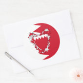 バーレーン国旗&コート・オブ・アームズ、バーレーン国旗 ラウンドシール (封筒)