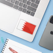 バーレーン国旗 シール (ノートパソコンとiPhone)