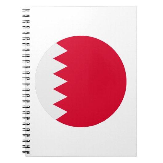 バーレーン国旗 ノートブック (正面)