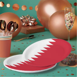 バーレーン国旗 ペーパープレート