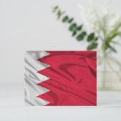 バーレーン国旗 ポストカード (スタンド正面)