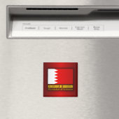 バーレーン国旗 マグネット (インサイチュ (食洗機))