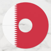 バーレーン国旗 ワイングラスタグ (裏面)