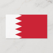 バーレーン国旗 名刺 (正面)