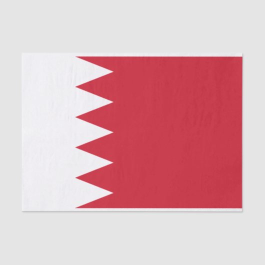 バーレーン愛国国旗ティッシュペーパー 薄葉紙 (正面)