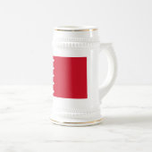 バーレーン愛国国旗 ビールジョッキ (正面右)