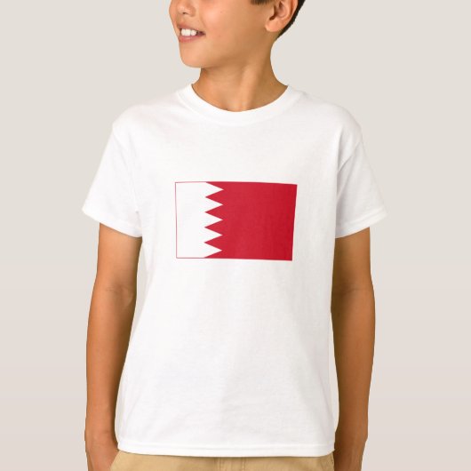 バーレーン愛国国旗 Tシャツ (正面)