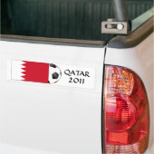 バーレーン「カタール2011」 バンパーステッカー (トラック上)