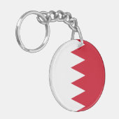 バーレーン・キーチェーン愛国国旗 キーホルダー (正面左)
