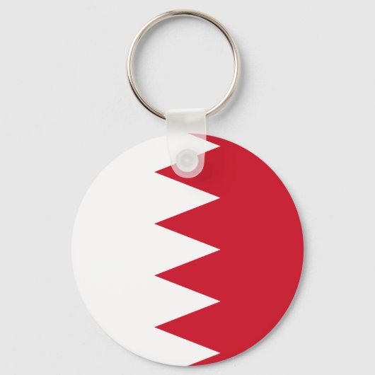 バーレーン・キーチェーン愛国国旗 キーホルダー (正面)