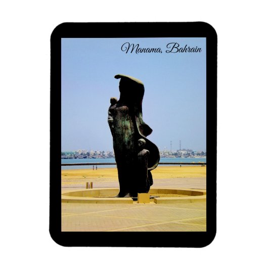 バーレーン，マナマ マグネット (縦)