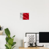 バーレーン - 国旗 ポスター (ホームオフィス)