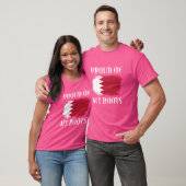 バーレ誇りを持ったーンルーツバーレーン国旗の Tシャツ (ユニセックス)