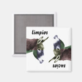 バーロスペインのクリーンまたは汚い料理食洗機 マグネット (正面/裏面)