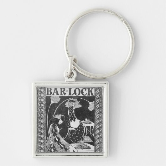 バーロックのタイプライター、c.1895のための広告 キーホルダー (正面)
