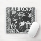 バーロックのタイプライター、c.1895のための広告 マウスパッド (マウス)