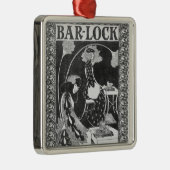 バーロックのタイプライター、c.1895のための広告 メタルオーナメント (右)