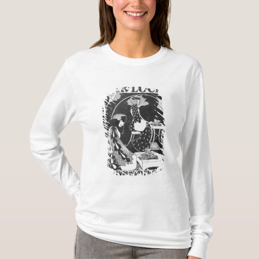 バーロックのタイプライター、c.1895のための広告 tシャツ (正面)