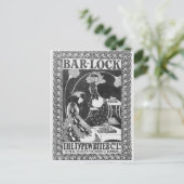 バーロックタイプライターの広告， c.1895 ポストカード (スタンド正面)