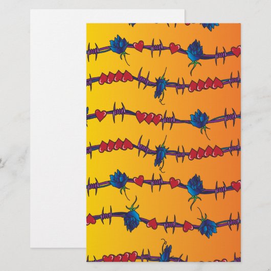 バーワイヤー 便箋 (正面/裏面)