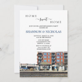 バーワイン列車駅 ハウスウォーミングパーティーの招待状 セーブザデート