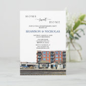 バーワイン列車駅 ハウスウォーミングパーティーの招待状 セーブザデート (スタンド正面)