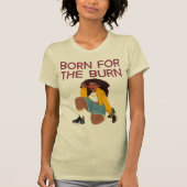 バーンのために生まれた カレー好き Tシャツ (正面)