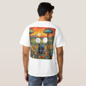 バーンはどこ? Tシャツ (裏面フル)