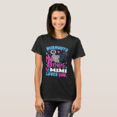バーンアウトかリボン Mimi Loves You 性別お披露目 Tシャツ (正面フル)