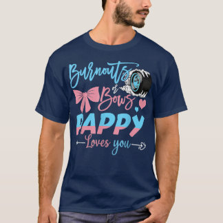 バーンアウトまたは弓Pappy愛する性別を明かす Tシャツ