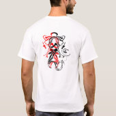 バーンアウトグラフィックTシャツ Tシャツ (裏面)