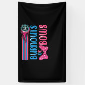 バーンアウト/ボウズジェンダーリビールパーティーアイディア 横断幕 (縦)