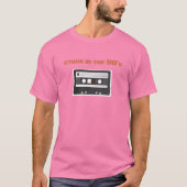 バーンアウトTシャツ(フィット)、ヴィンテージホワイト80's Music Tシャツ (正面)