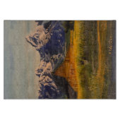 バーンアットザグランドテトンバイゲイリーポーリング カッティングボード (正面)