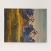 バーンアットザグランドテトンバイゲイリーポーリング ジグソーパズル (横)