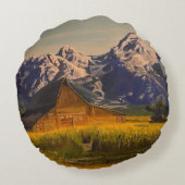バーンアットザグランドテトンバイゲイリーポーリング ラウンドクッション (裏面)