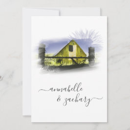 *～*バーンアメリカ国旗RSVP QR AR19 結婚 招待状