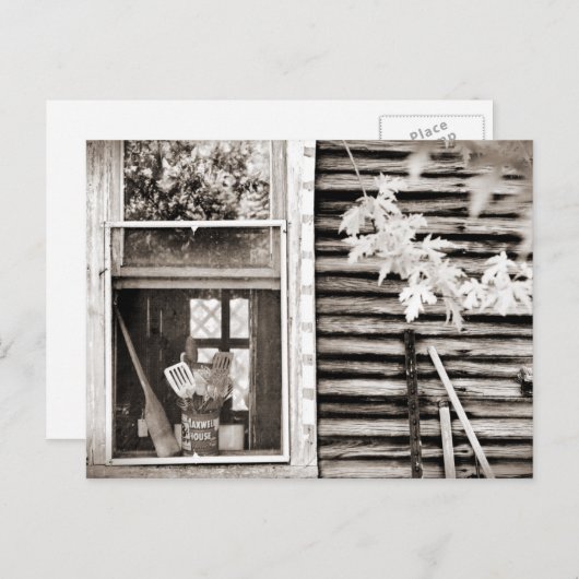 バーンアンティークファームオールドウィンドウ ポストカード (正面/裏面)